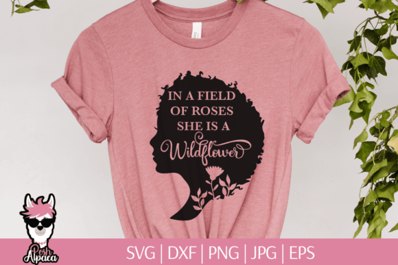 Afro Woman SVG Inspirational Quote
