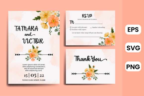 Engagement Party Invitation Poppies SVG: A Graphic Designer’s Perspective