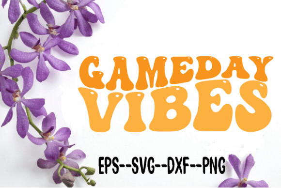 Gameday Vibes Graphics for Crafts and Web Design