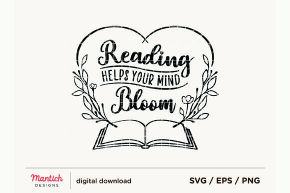 Reading Helps Mind Bloom Svg – A Graphic Asset for Creative Sellers